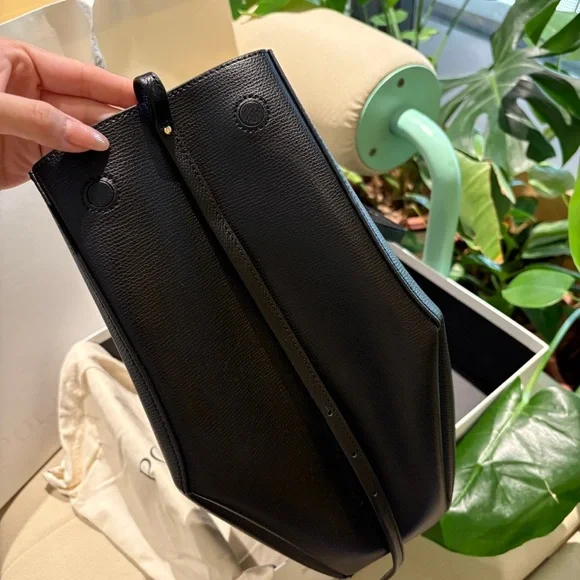 Polène Black Leather Tote – Brand New with Dust Bag & Tags - Picture 2 of 7